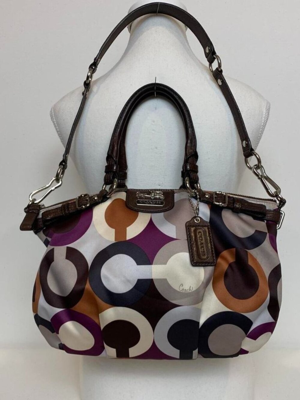 Coach Signature C Logo Satchel